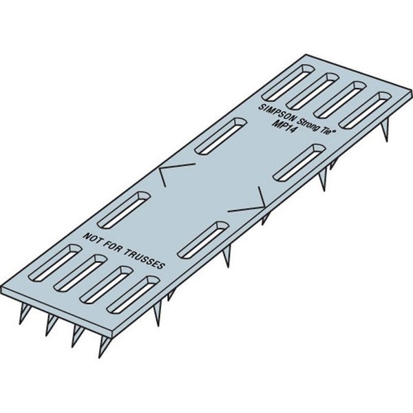 Simpson Strong-Tie Mp14 1X4 Mend Plate MP14